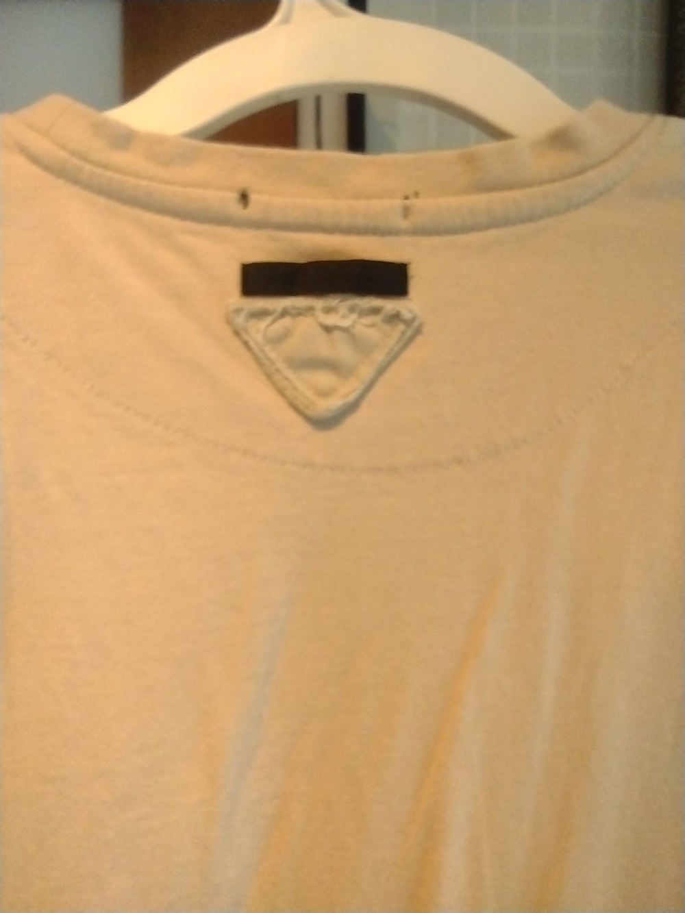 Prada Beige Tee with Black Graphic Illustration - Picture 7 of 8
